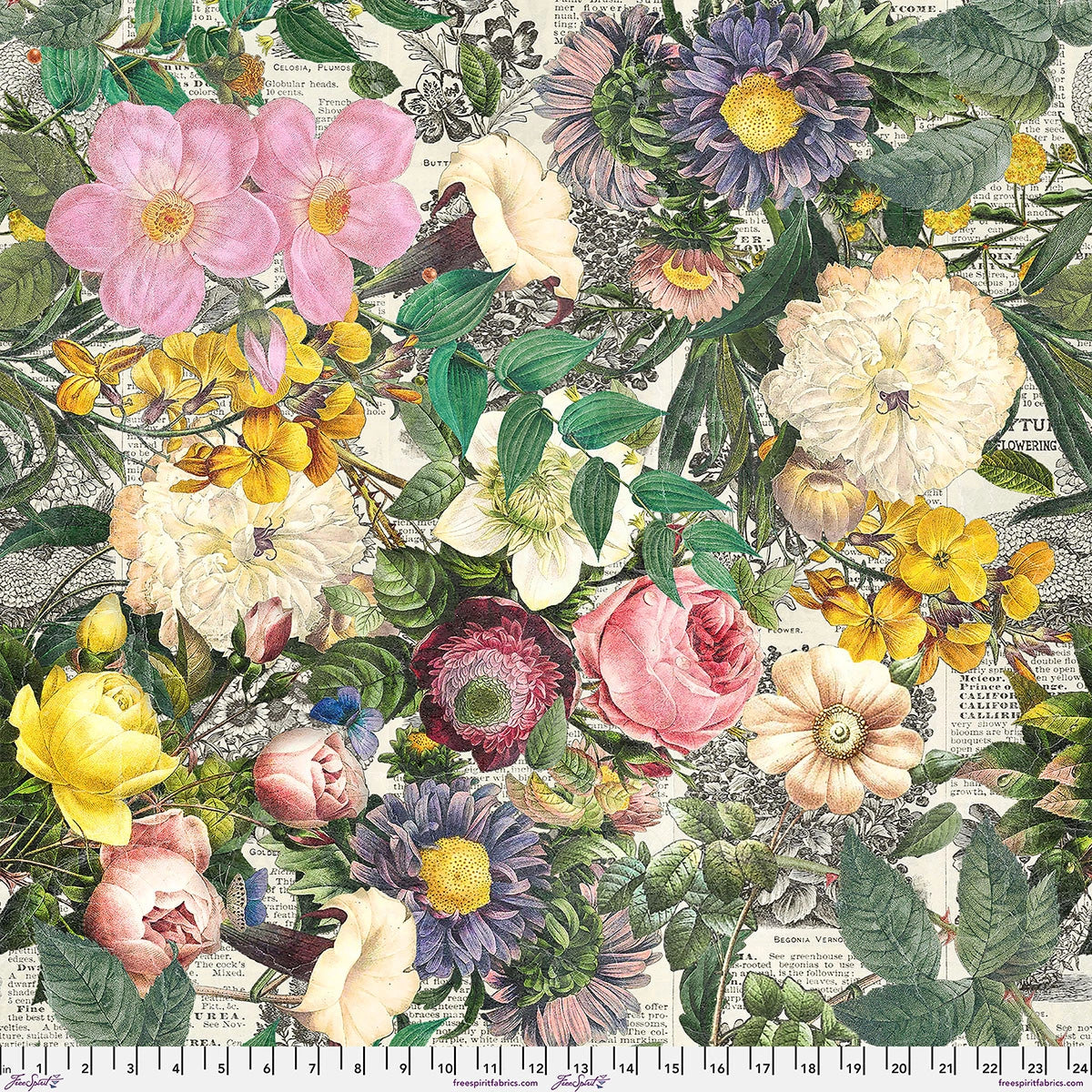 Palette Floristry 108" Wide Quilt Backing Fabric