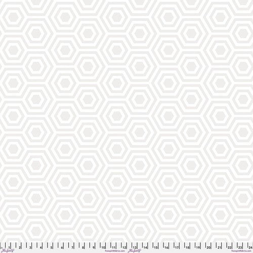 Hexy XL Snowfall 108" Wide Quilt Backing Fabric