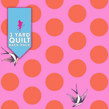 Tula Pink Honey Free Fall 108" Wide 3 Yard Quilt Fabric Back Pack