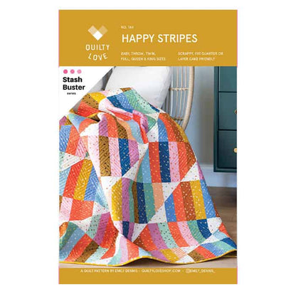 Happy Stripes Quilt Pattern