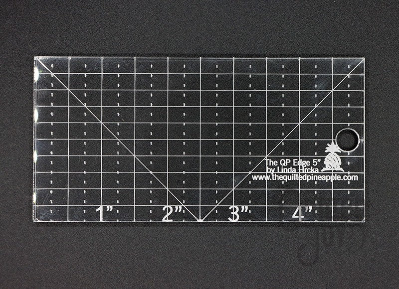 The QP Edge 5" straight ruler by Linda Hrcka