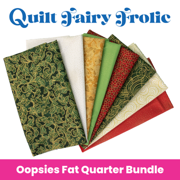 Quilt Fairy Frolic Enchanted Tidings Oopsie! Fat Quarter Bundle
