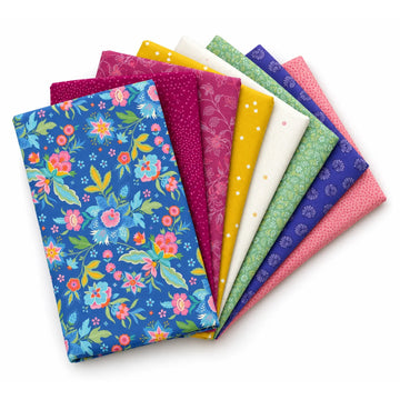 Quilt Fairy Frolic Bohemian Bloom quilt kit fabric and pattern