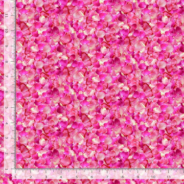 Bellerose Fuchsia Packed Petals Fabric Yardage
