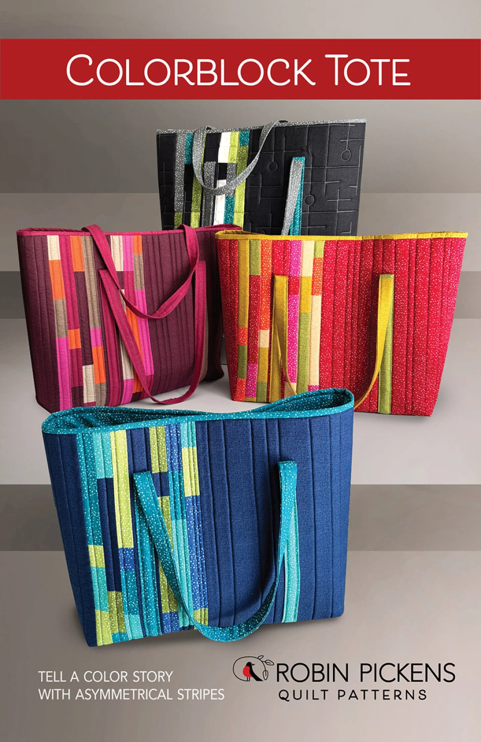 One Week Colorblock Colorblock Tote Quilt Pattern – Quilted Joy