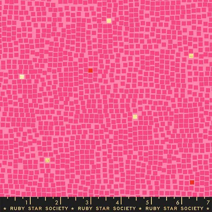 Pixel Pink Fabric Yardage