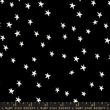 Starry Black 108" Wide Quilt Backing Fabric