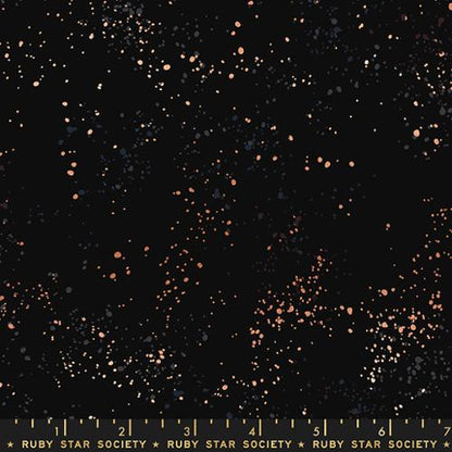 Speckled Black 108" Wide Quilt Backing Fabric