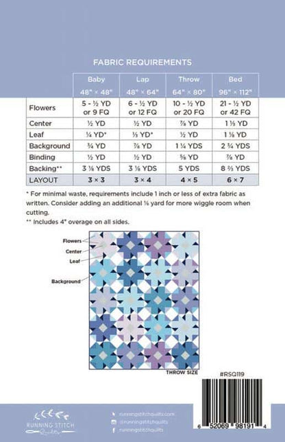 Winter Garden Quilt Pattern