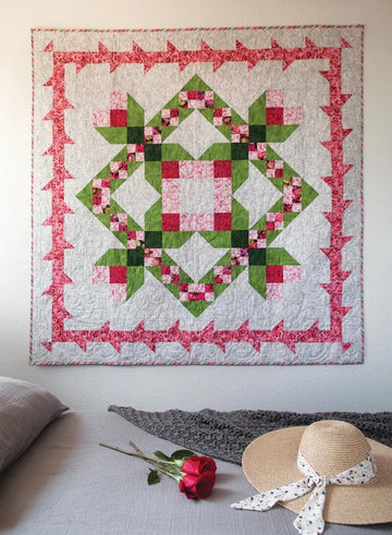 Run for the roses quilt designed by Angela Huffman