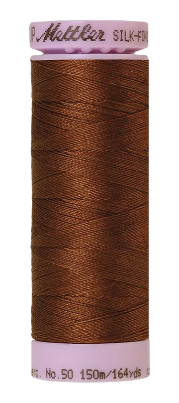 Mettler Cotton Silk Finish 50wt 150m Redwood