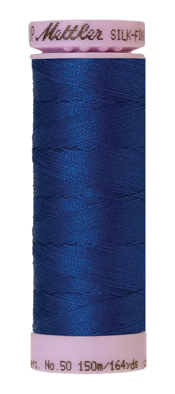 Mettler Cotton Silk Finish 50wt 150m Royal Navy