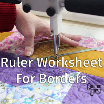 Ruler Worksheet - Digital File - quilting ruler for precision cutting