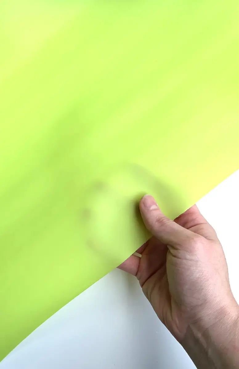 Lime Jelly Vinyl 18" x 53"