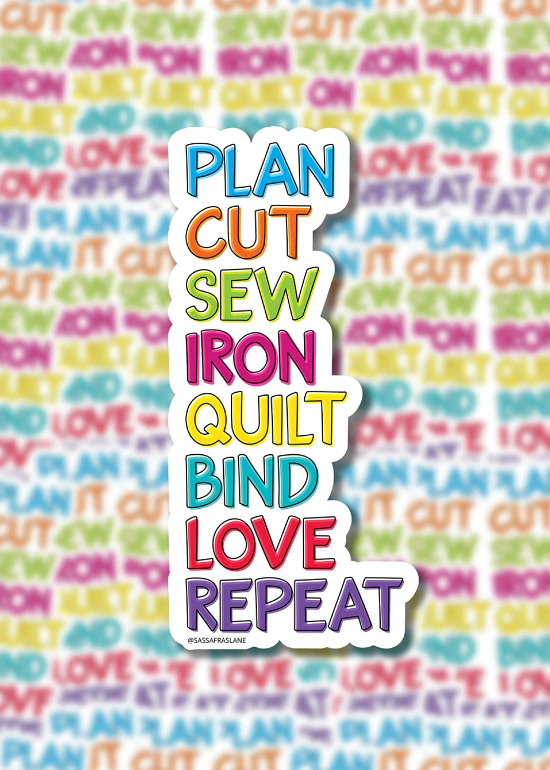 Plan, Cut, Sew Stickers - quilting supply from Quilted Joy