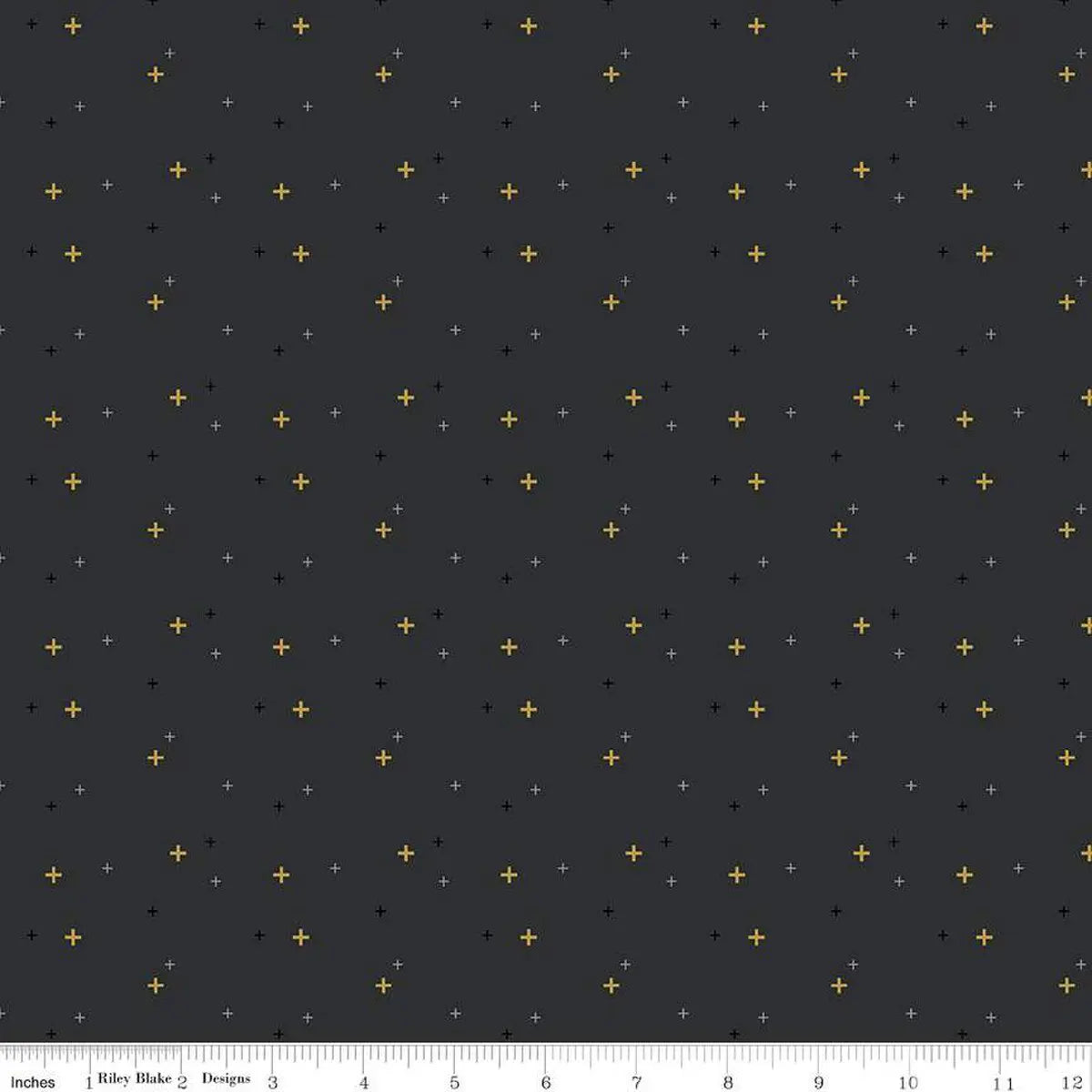 Sparkler Metallic Charcoal Fabric Yardage