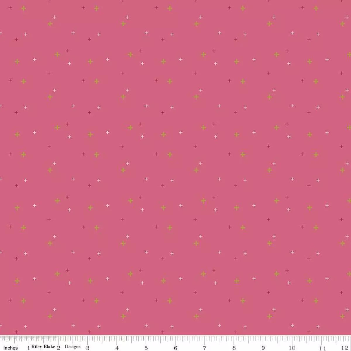 Sparkler Raspberry Fabric Yardage