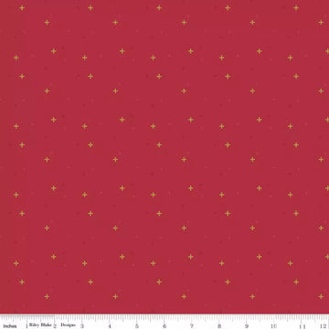 Sparkler Red Fabric Yardage