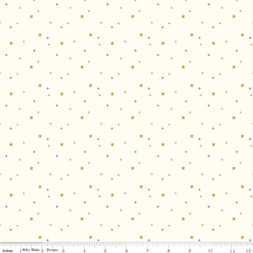 Sparkler Vintage White Fabric Yardage