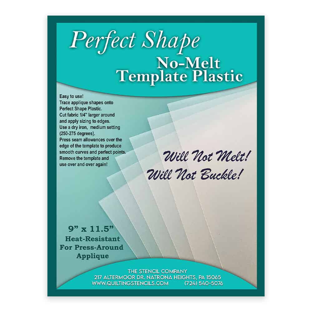 Perfect Shape No-Melt Template Plastic