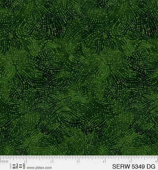 Serenity Dark Green 108" Wide Quilt Backing Fabric