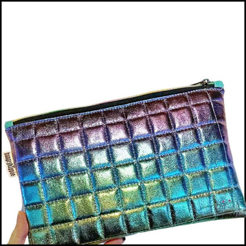 Soft Vinyl Rainbow Quilted Pouch Pattern