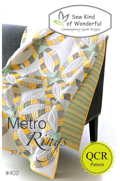 Metro Rings Quick Curve Ruler Quilt Pattern
