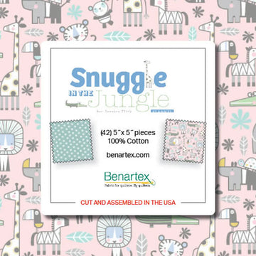 Snuggle in the Jungle Flannel Charm Pack