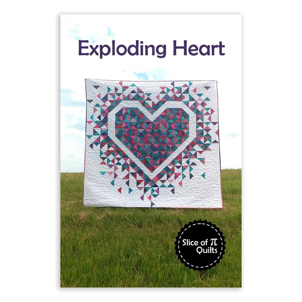 Exploding Heart Quilt Pattern – Quilted Joy
