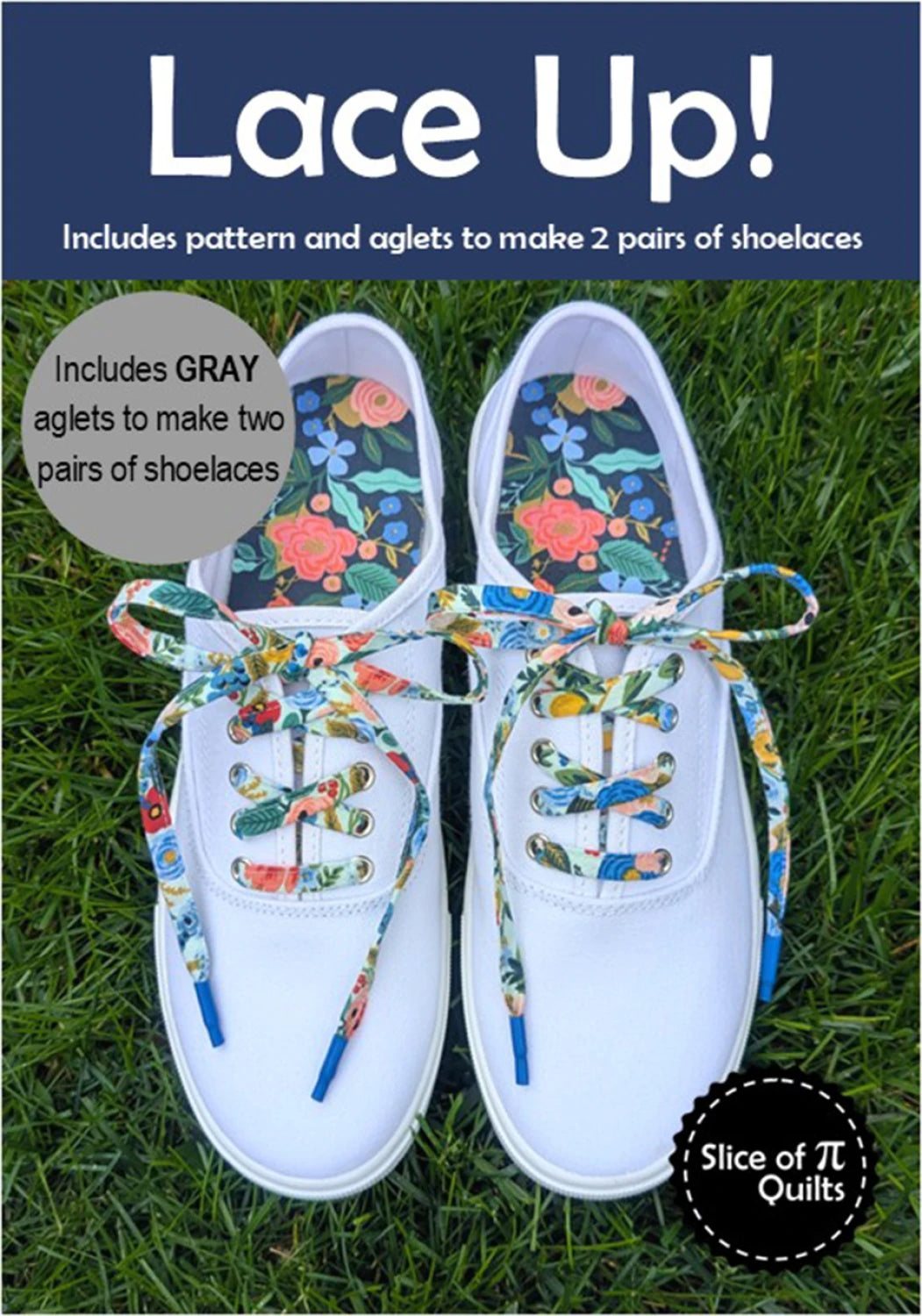 Lace Up Pattern with Gray Aglets - image 1 - quilting pattern with step-by-step instructions