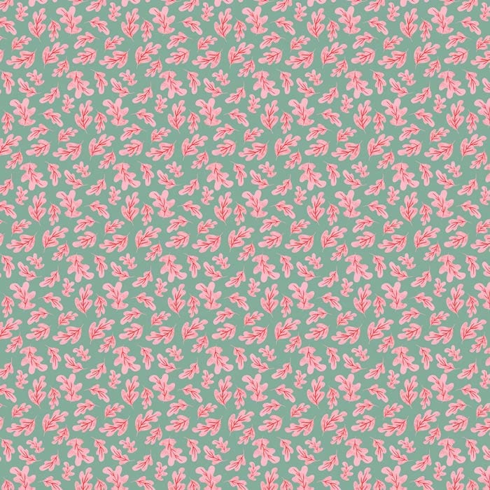 Flora and Fauna Pasture Leaves Fabric Yardage