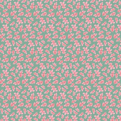 Flora and Fauna Pasture Leaves Fabric Yardage