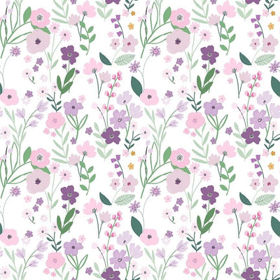 Enchanted White Blooming Gorgeous Fabric Yardage