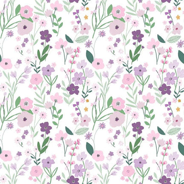 Enchanted White Blooming Gorgeous Fabric Yardage - quilt fabric for sewing and quilting projects