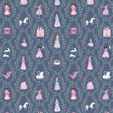 Enchanted Bijou Princess Trellis Fabric Yardage - quilt fabric for sewing and quilting projects
