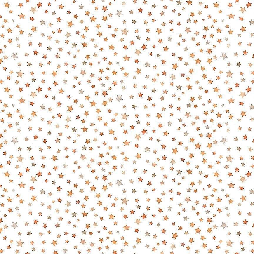 Count On Me White Starry Night Fabric Yardage