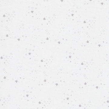 Kitty Litter Grey on White Fabric Yardage