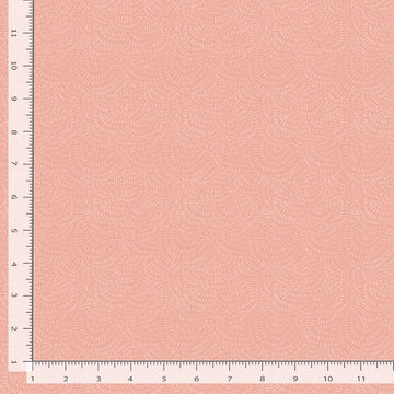 Crimp Peach Fabric Yardage