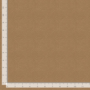 Crimp Mocha Fabric Yardage