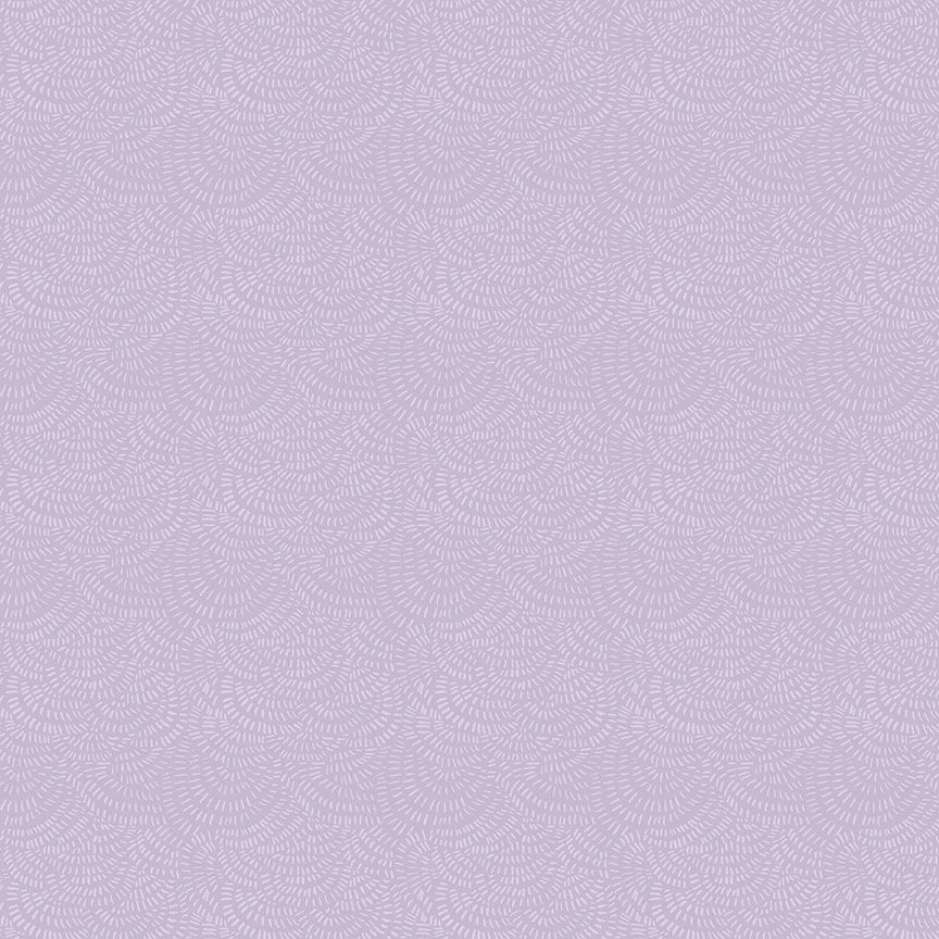 Crimp Flannel Lavender Cloud Fabric Yardage - quilt fabric for sewing and quilting projects