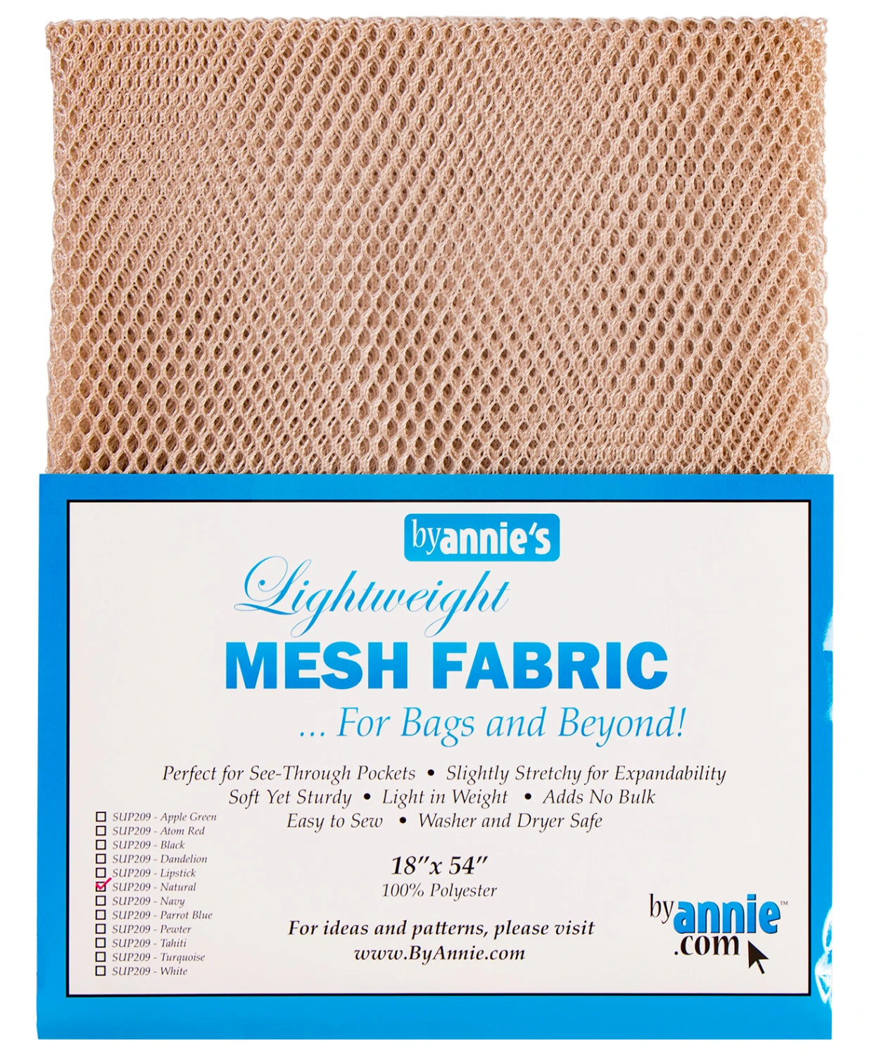 Mesh Lite Weight Natural 18in x 54in