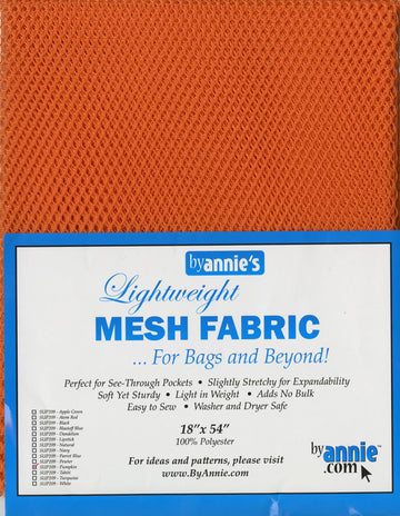 Mesh Lite Weight Pumpkin 18in x 54in - image 1 - quilting supply from Quilted Joy
