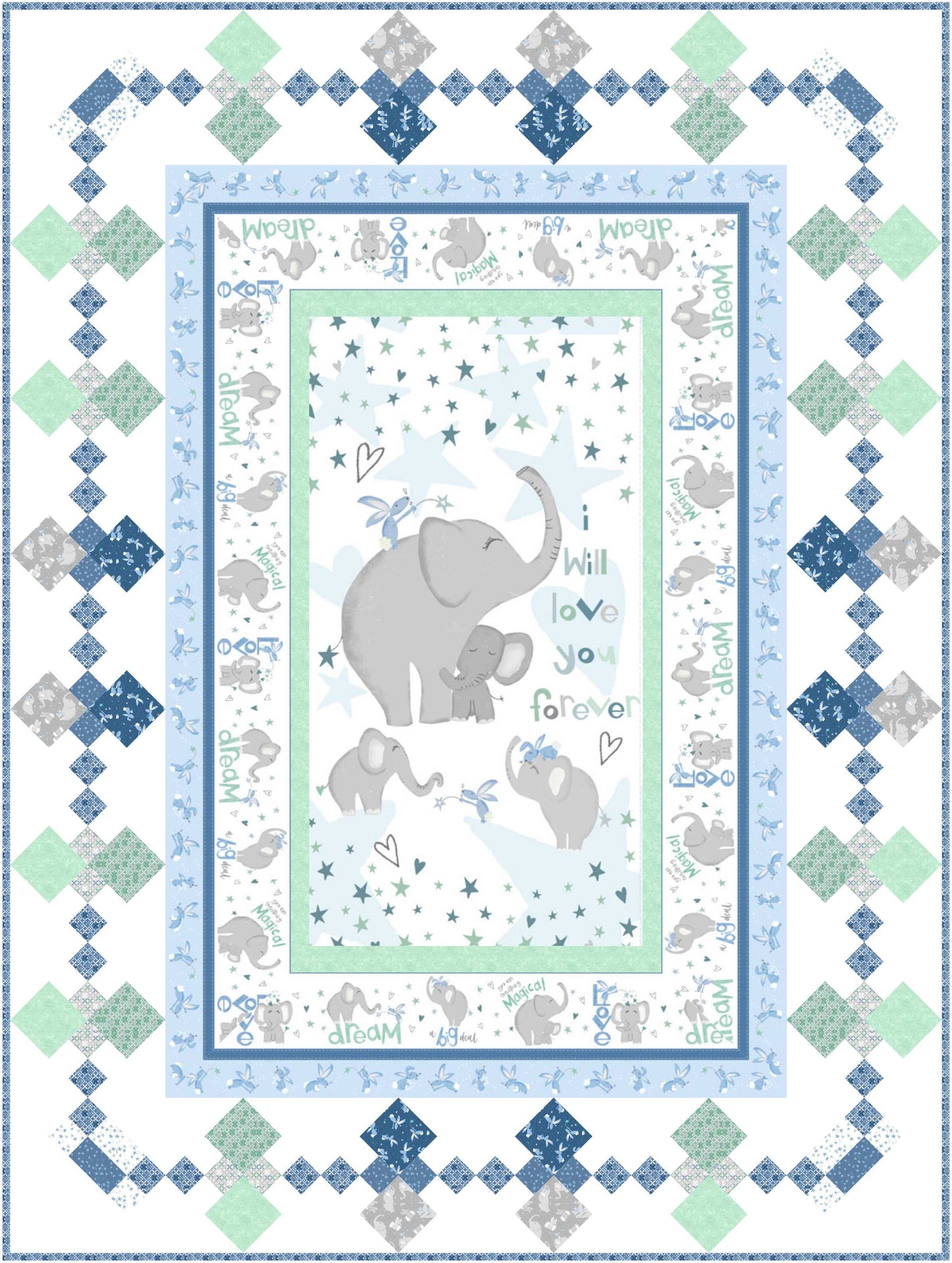 Safari Lullaby Quilt Kit