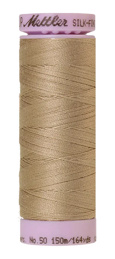 Mettler Cotton Silk Finish 50wt 150m Sandstone