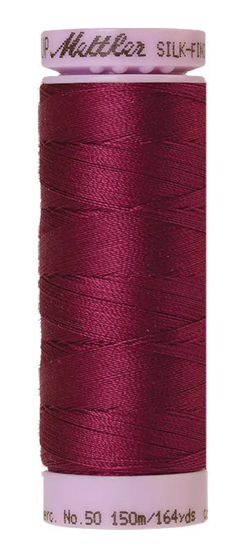 Mettler Cotton Silk Finish 50wt 150m Sangria