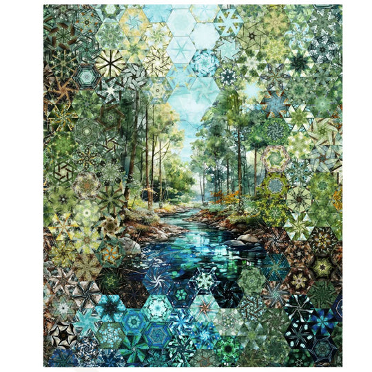 Serenity Springs One Block Wonder Panel Quilt Kit