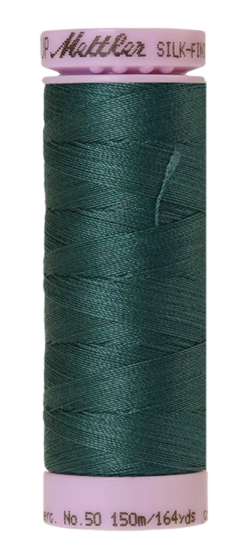 Mettler Cotton Silk Finish 50wt 150m Shaded Spruce
