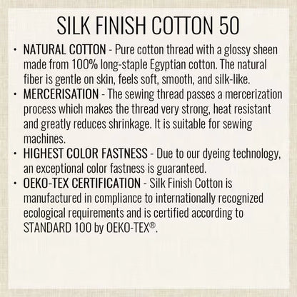 Mettler Cotton Silk Finish 50wt Old Tin - image 4 - quilting thread