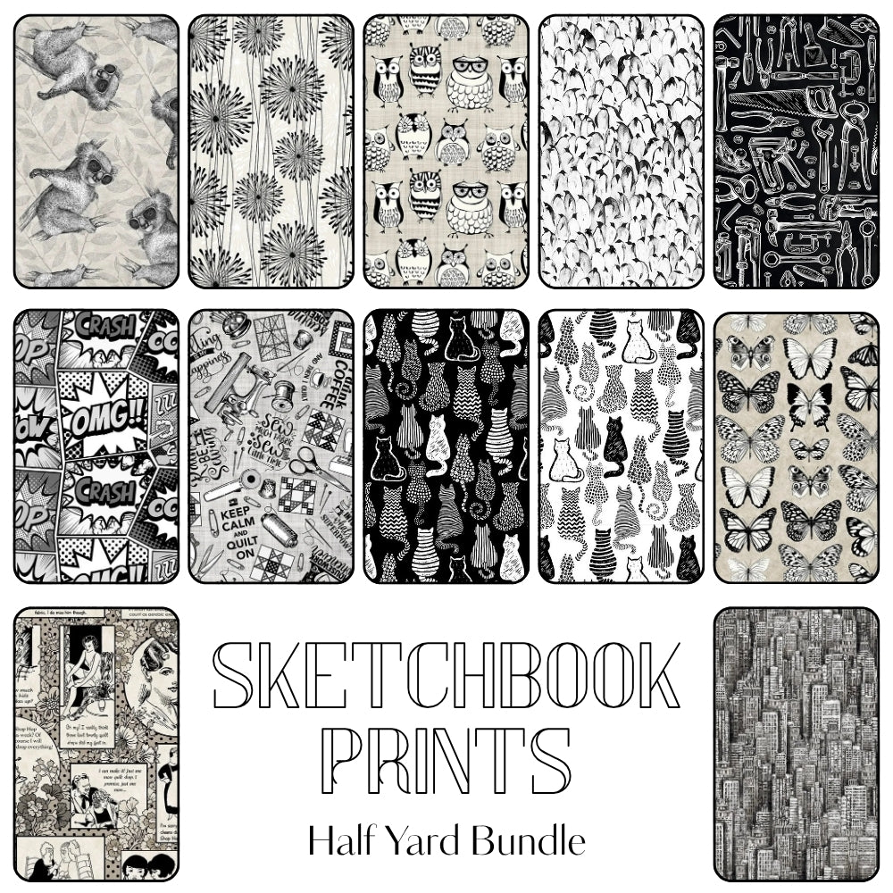 Sketchbook Prints Half Yard Bundle