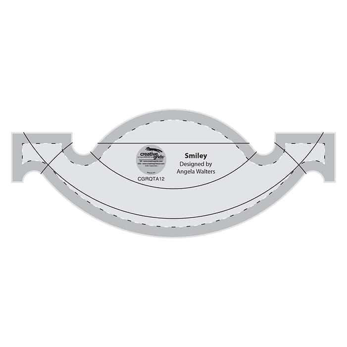 image of Smiley Machine Quilting Ruler